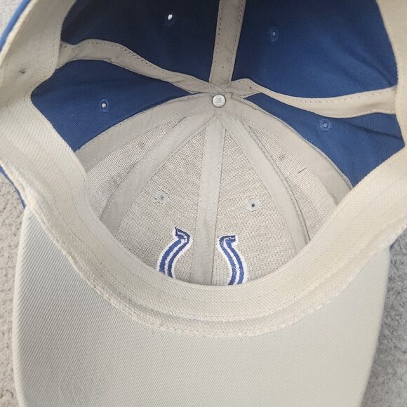 Indianapolis Colts Hat Cap Fitted L/XL Reebok Blue White Gray NFL Football - Picture 5 of 7